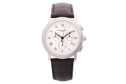 Lot 193 - A Frederique Constant Chronograph watch in...