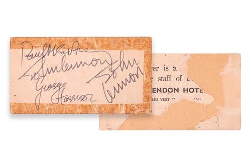 Lot 74 - The Beatles: A 1964 Clarendon Hotel (New...
