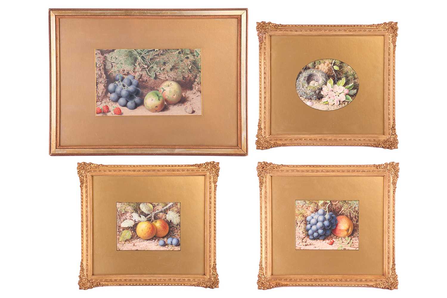 Lot 27 - William B. Hough (1819-1897), Two still lifes...