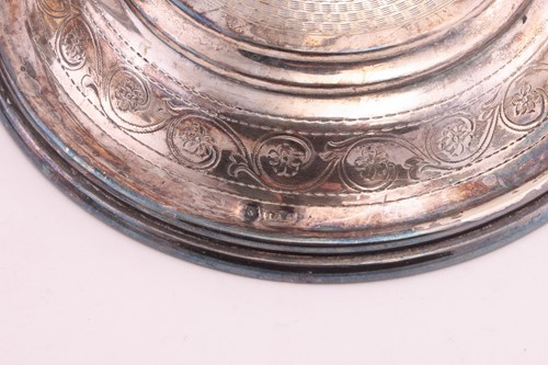 Lot 142 - A collection of silver and plate comprising a...