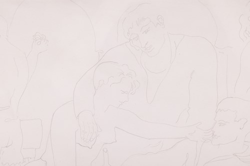 Lot 201 - Christopher Wood (1901-1930), Figures, pencil...