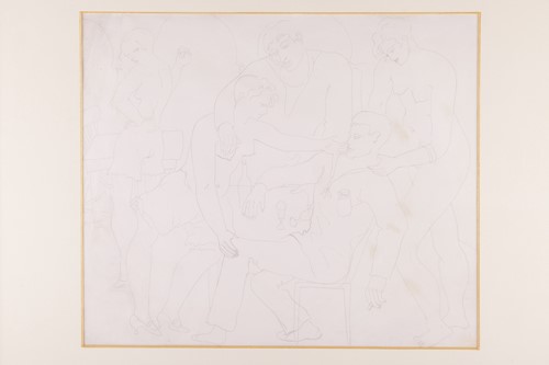 Lot 201 - Christopher Wood (1901-1930), Figures, pencil...