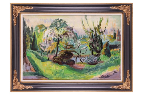 Lot 101 - Phyllis Bray (1911-1991), landscape, oil on...