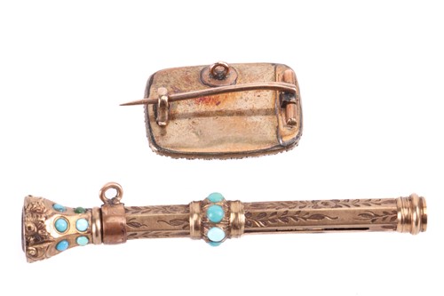 Lot 166 - A collection of Victorian jewellery; including...