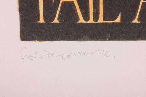 Lot 73 - Tom Phillips CBE RA (1937-2022) British,...