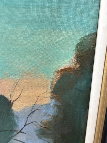 Lot 40 - Phylis Bray, Woodland scene, unsigned, oil on...