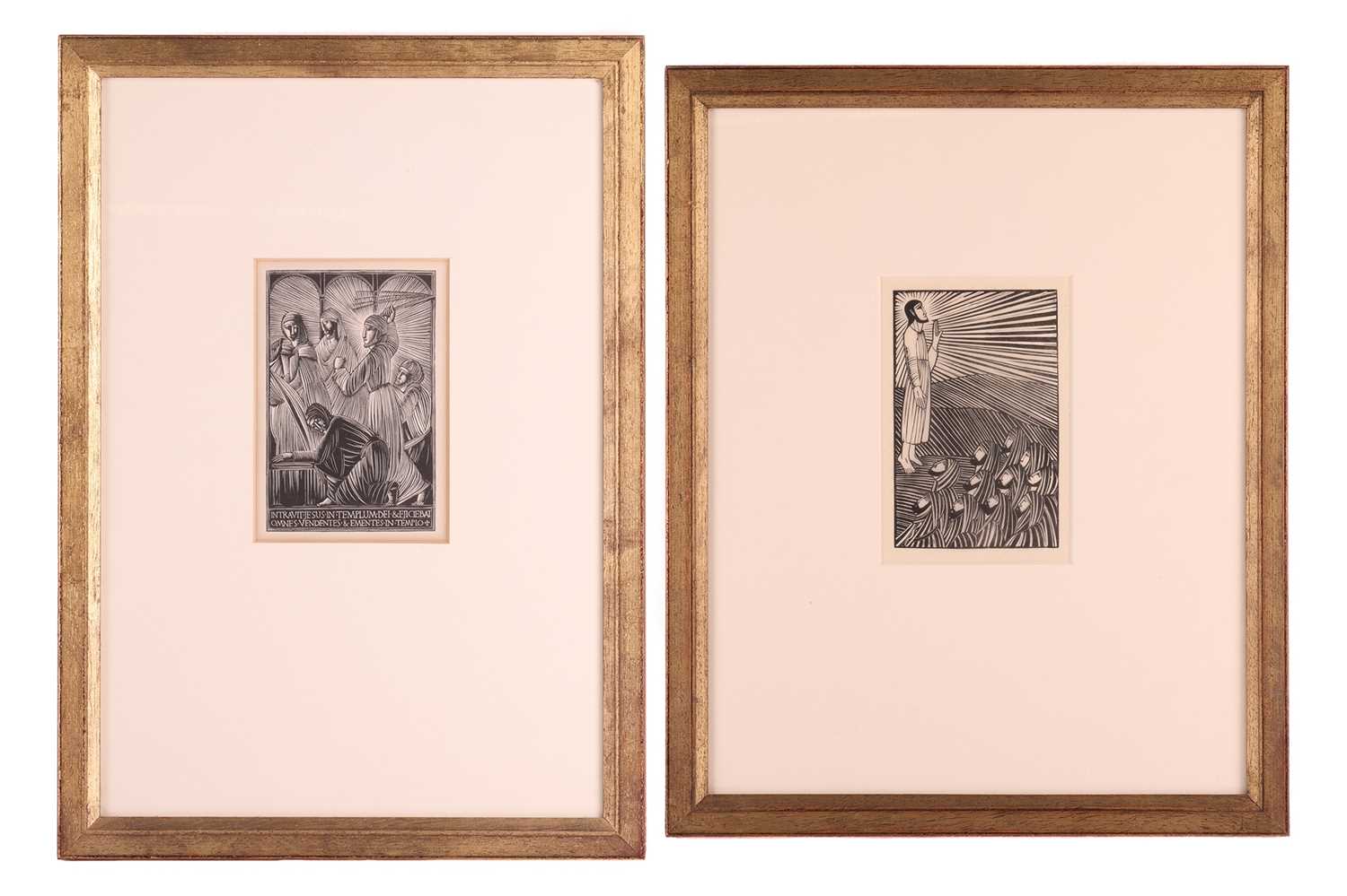 Lot 150 - Eric Gill (1882-1940) British, 'Christ and the...