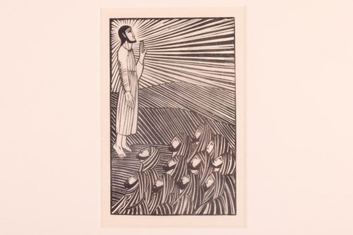 Lot 150 - Eric Gill (1882-1940) British, 'Christ and the...