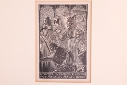 Lot 150 - Eric Gill (1882-1940) British, 'Christ and the...