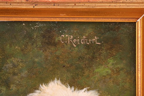 Lot 23 - Carl Reichert (1836-1913) Austrian, 'Die Buete'...