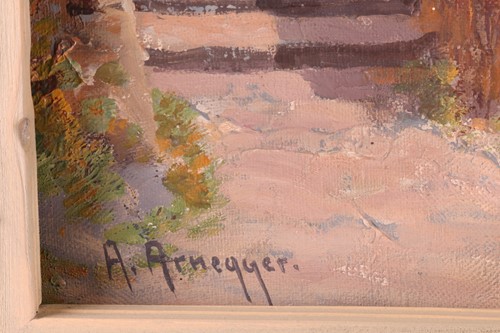 Lot 11 - Alois Arnegger (1879– 1963) Austrian, 'Blick...