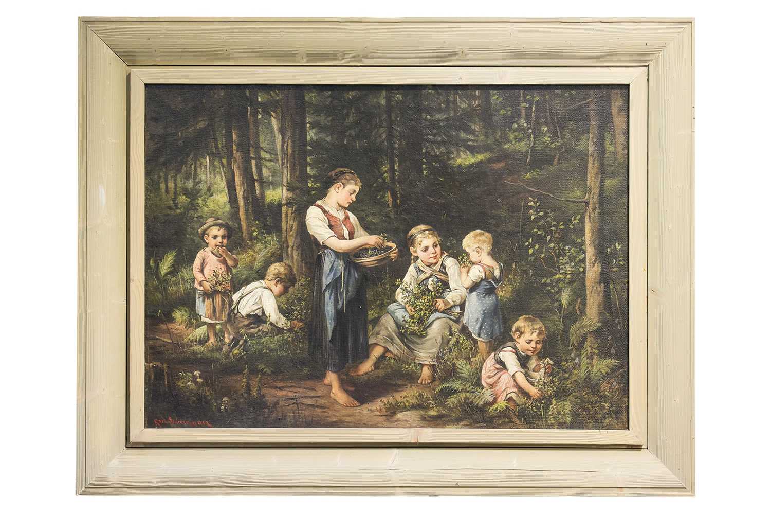 Lot 40 - Rosa Schweninger (1849-1918) Austrian, 'Die...