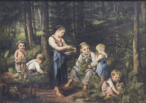 Lot 40 - Rosa Schweninger (1849-1918) Austrian, 'Die...