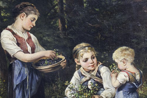 Lot 40 - Rosa Schweninger (1849-1918) Austrian, 'Die...