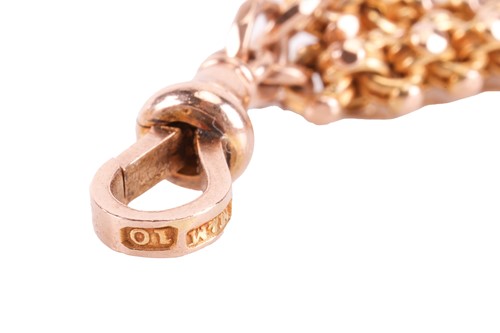 Lot 228 - An 18ct gold pocket fob watch and Albert Chain,...