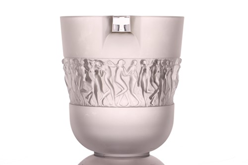 Lot 261 - A large Lalique 'Bacchantes' frosted glass...