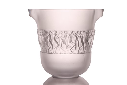 Lot 261 - A large Lalique 'Bacchantes' frosted glass...