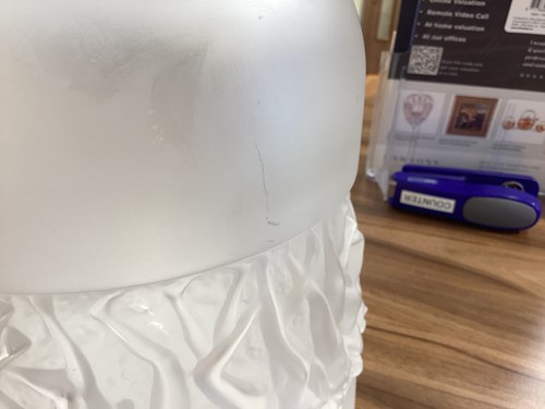 Lot 261 - A large Lalique 'Bacchantes' frosted glass...