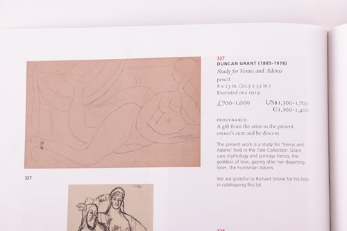 Lot 153 - Duncan Grant (1885-1978), 'Study for Venus and...