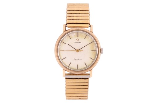 Lot An Omega mechanical watch in 9ct gold,...