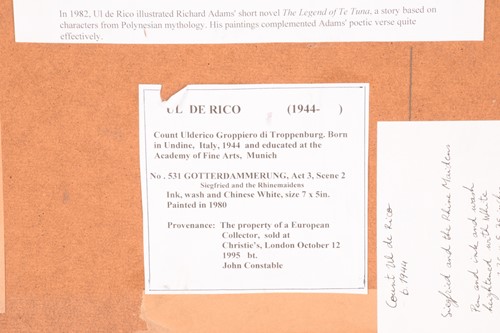 Lot 108 - Count Ul de Rico (Italian, b.1944), 'Siegfried...