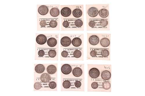 Lot 264 - A collection of 19th and 20th century Maundy...