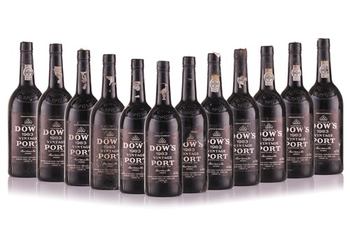 Lot 304 - Twelve Bottles of Dow's Vintage Port, 1983