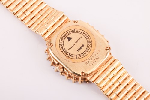 Lot 172 - A Piaget Diamond set dress watch in 18ct gold....