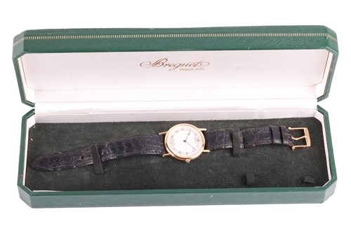 Lot 166 - A Breguet Classique 3500 18ct gold dress watch....