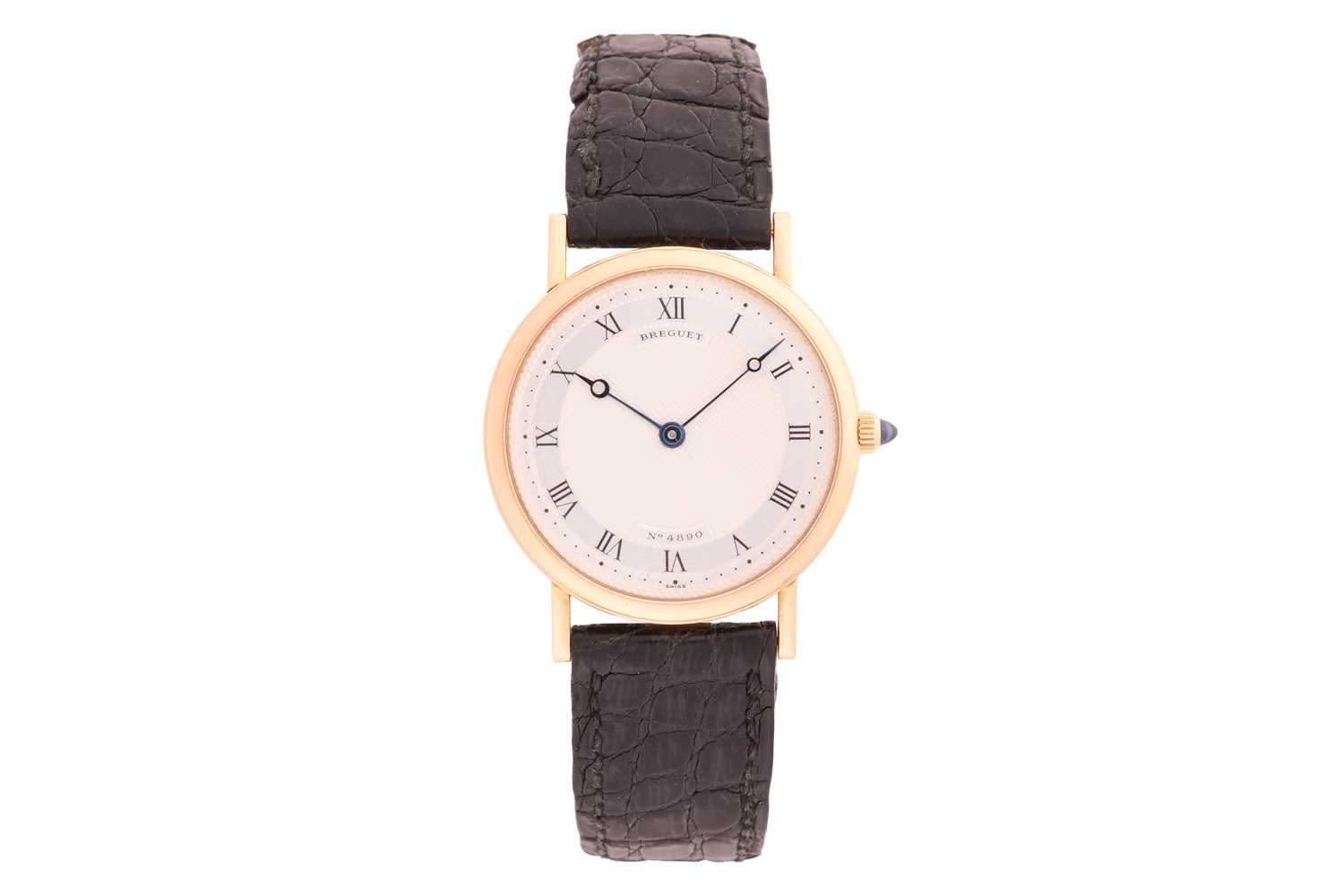 Lot 166 - A Breguet Classique 3500 18ct gold dress watch....