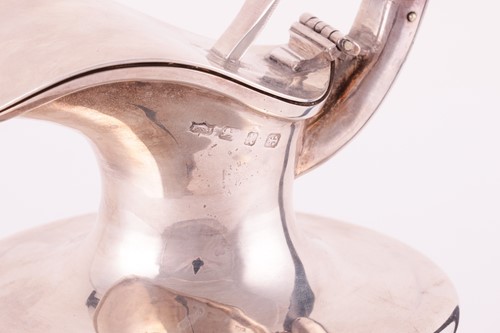 Lot 216 - A Late Victorian silver wine ewer by Edward...