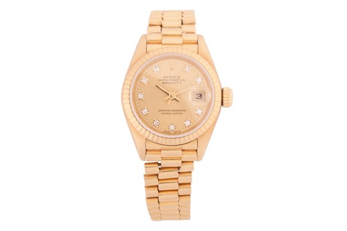 Lot A Rolex 26mm Datejust in 18ct gold Model:...