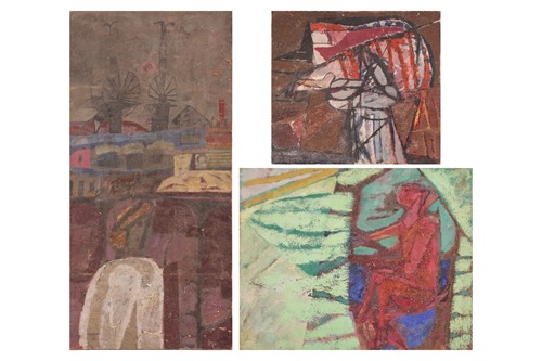 Lot 57 - Albert Irvin (1922 - 2015), Three early works -...