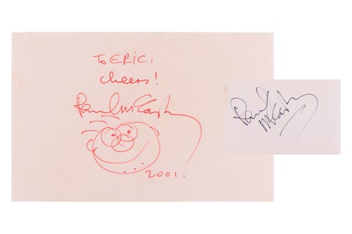 Lot 59 - Paul McCartney: two autographs, one signed 'To...