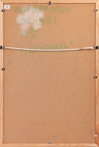 Lot 25 - John Hopkinson (b.1941), 'Fishworker'...