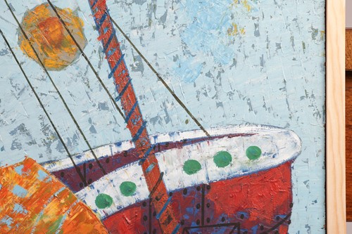 Lot 25 - John Hopkinson (b.1941), 'Fishworker'...