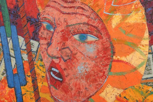 Lot 25 - John Hopkinson (b.1941), 'Fishworker'...