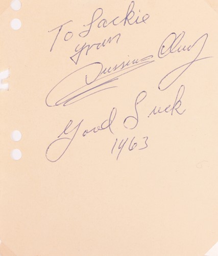 Lot 21 - Cassius Clay [later Muhammad Ali] (1942-2016),...