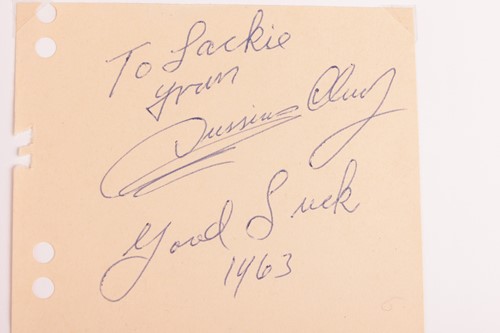Lot 21 - Cassius Clay [later Muhammad Ali] (1942-2016),...