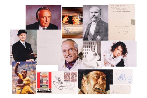 Lot 45 - A mixed collection of seven autographs of...