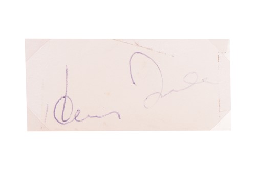 Lot 45 - A mixed collection of seven autographs of...