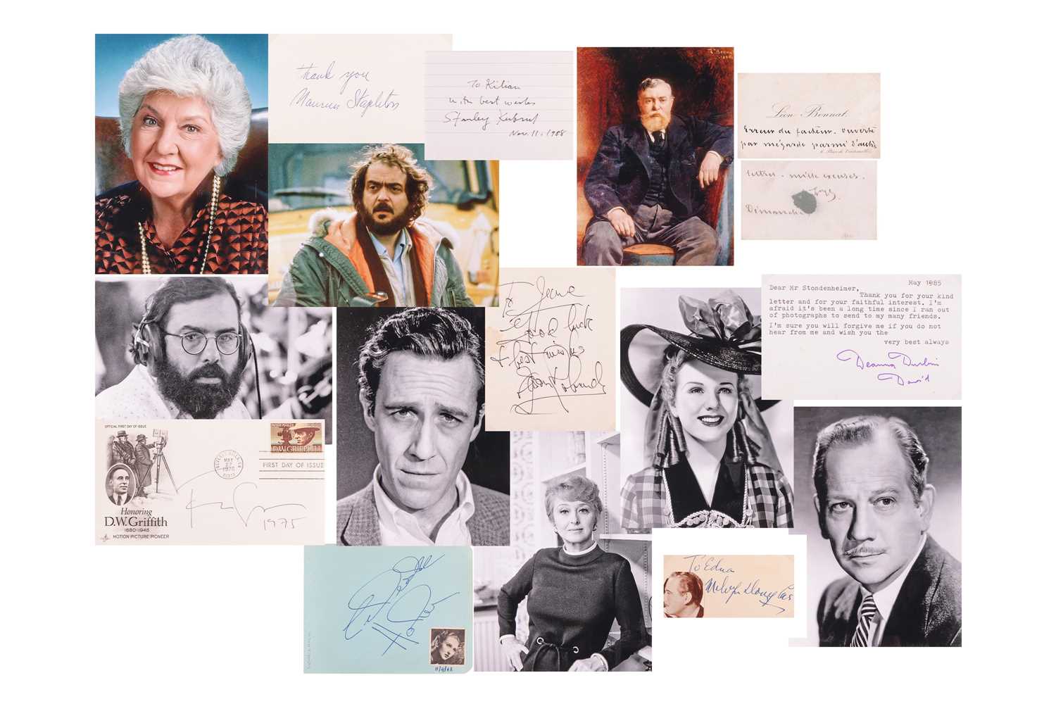 Lot 67 - A collection of eight mixed celebrity and...