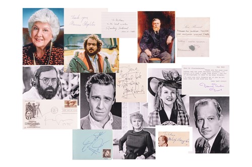 Lot 67 - A collection of eight mixed celebrity and...