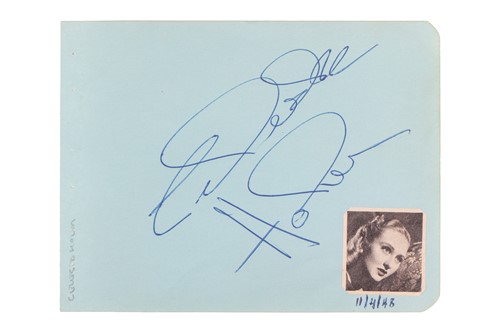 Lot 67 - A collection of eight mixed celebrity and...
