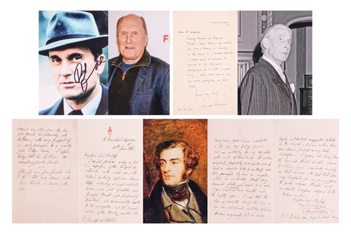 Lot 65 - A mixed group of autographs from celebrities...