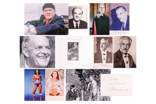 Lot 53 - A collection of mixed autographs of...