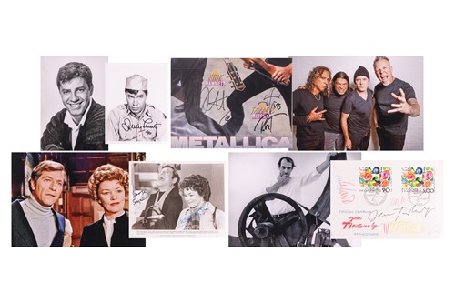 Lot 74 - A mixed collection of autographs from...