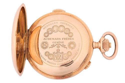 Lot 197 - An Audemars Freres Geneve Quarter Repeater...