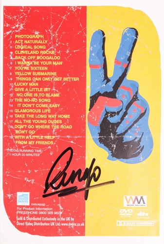 Lot 10 - Ringo Starr (b.1940) English musician,...