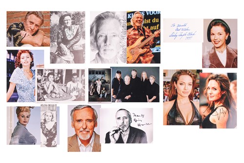 Lot 71 - A mixed collection of autographs, from...